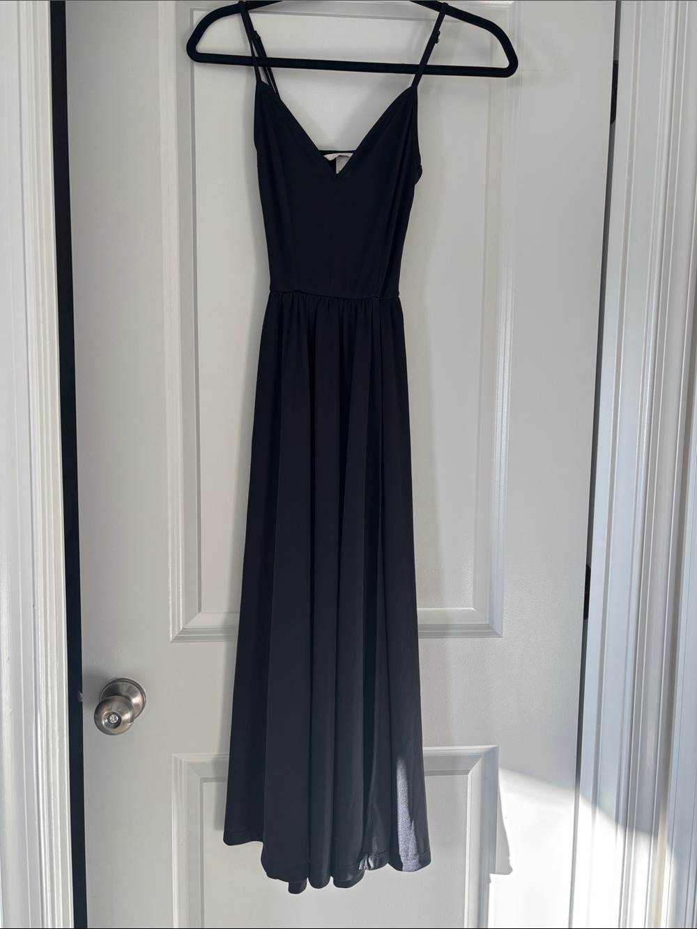 H&M Black Spaghetti-Strap Dress